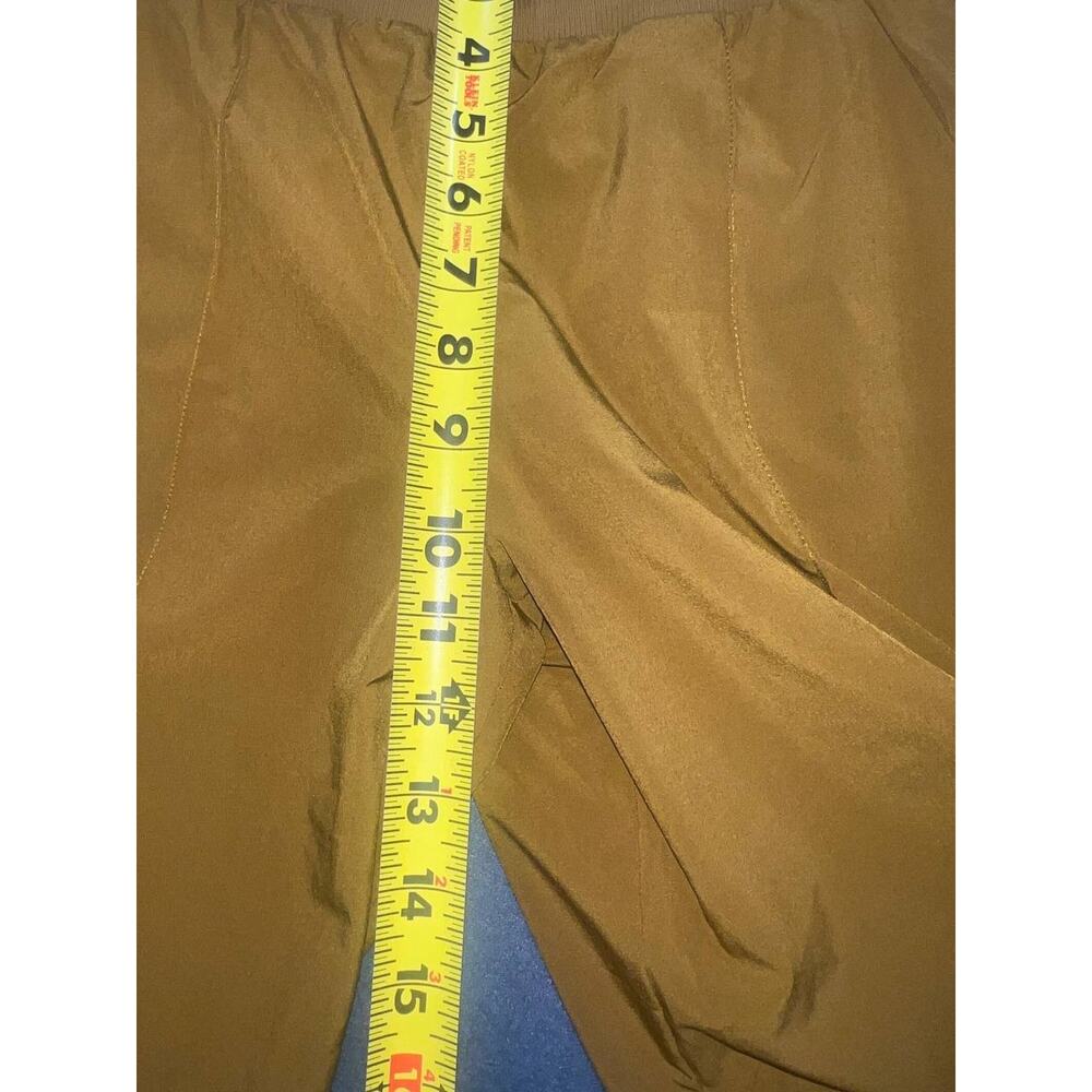 Athleta Nolita Wide Leg Pants Gold Pull On Track Slouchy Travel Casual 6 A009925 - Picture 6 of 9